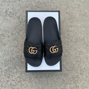 Gucci Quilted Slide Sandal